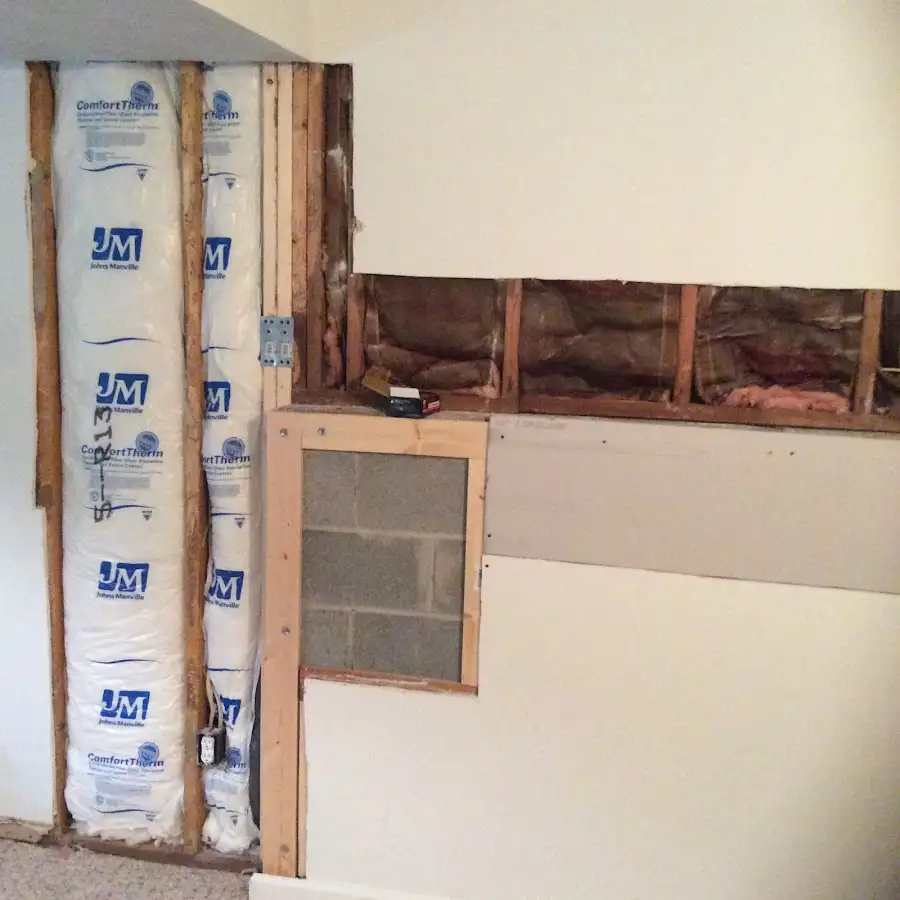 Wall insulation replacement during Structural Drying in Diamond Bar